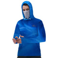 Mens Uv Fishing Performance Camo Fishing Hoody Shirts Long Sleeve Hoodie With Face Covering Fishing Shirt Hood