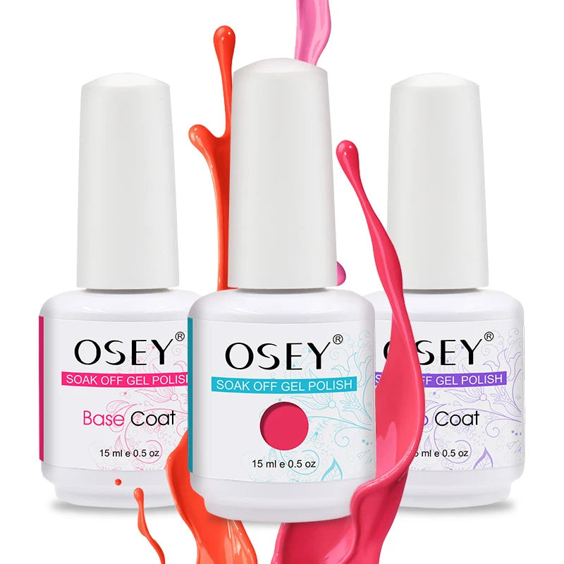 OSEY Nail Raw Material Gloss Colors UV Gel Flouresente for Nail Art 5kg Weight