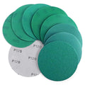 Durable Green Aluminum Oxide Sanding Disc with Hook and Loop Film Sandpaper for Professional Automotive Paint and Wood Finishing