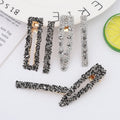 2PCS/SET Wholesale Glitter Hair Clips Rhinestone Hair Clip Classic Fashion Hairpin Hair Accessories for Women