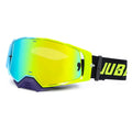 Professional Motocross Dirt Bike Riding Goggles Anti-Reflective Anti-Fog UV400 Protection OTG Nose Guard Breathable Tear Film