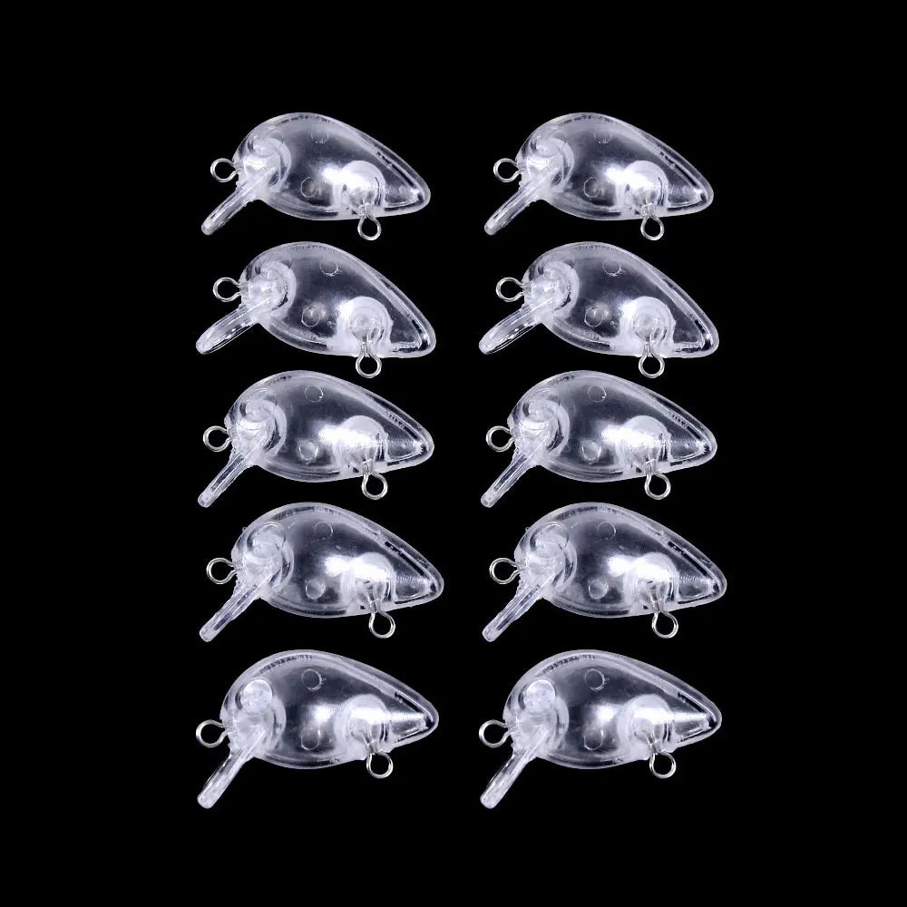 Wholesale CB023-0 3cm 1.2g Floating Unpainted Blank Mini Crankbait Fishing Lures