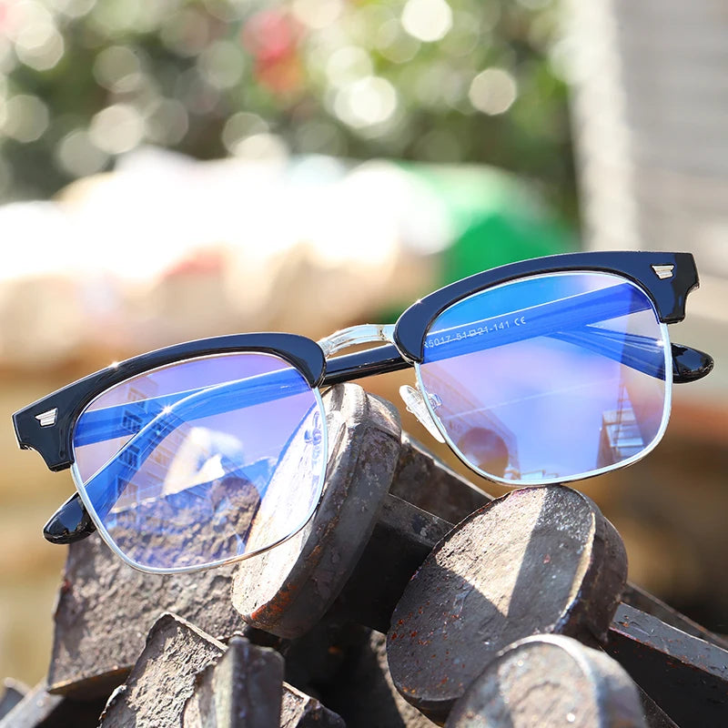Fashion TR90 Classic Men Women Designed Computer Glasses Blue Light Blocking Anti Ray Anti Blue Ray Glasses