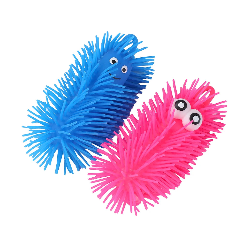 KEHUI Stress Reliever Toy Hot Style Fidget Luminous Smiling Corn Stretch Toy  Puffer Ball for Kids