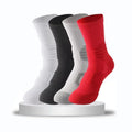 Professional Mid-Calf Elite Basketball Sports Socks Men Breathable Mesh Thickened Non-Slip Bottom Towel Youth Crew Cuff Spring