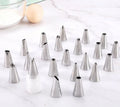 Wholesale 23 Piece Set of Stainless Steel Cake Cream Decorating Mouth Set Cookie Baking DIY Gadget