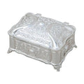 European Style Creative Retro Jewelry Box Pearl Treasure Silver Jewelry Storage Box Small Ring Earring Box Wholesale