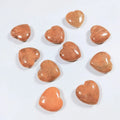 Huiying Natural Crystal Quartz Gemstone Heart Shape Healing Reiki Stones Crafts