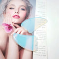 2026 Natural Face Massage Stone Heart Shape Guasha Scrapers Facial Tool Pink Opalite Jade Gua Sha gua sha stone