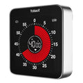 Yunbaoit New Arrival Rechargeable Digital Kitchen Visual Timer Office Classroom Study Time Manager Magnetic Countdown Timer