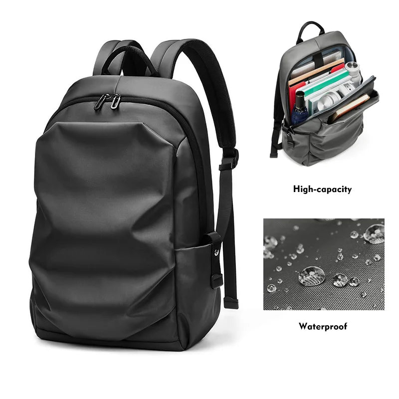 MingLu Wholesale Fashion Lightweight Back Pack College Commute Mochila De Hombre School Bags Men Travel Laptop Backpack