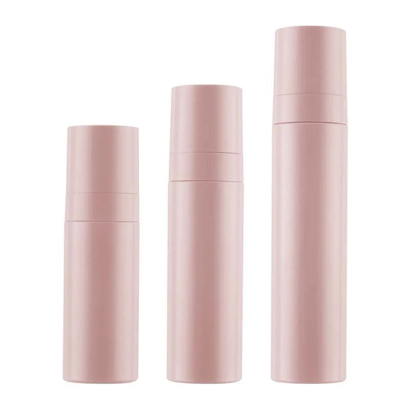 in Stock High Quality 60ml/80ml/100ml Airless Pump Spray Cream Bottle Custom Logo Face Wash and Shampoo Lotion Bottle
