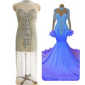 WDP-030 Keering High End Beautiful Appliques Decorated Fashion Rhinestone Applique for Club Party Dress