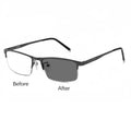 Photochromic Photogrey Eyeglasses Anti Blue Light Blocking Optical Frame Fashion Designer Computer Glasses for Men Women