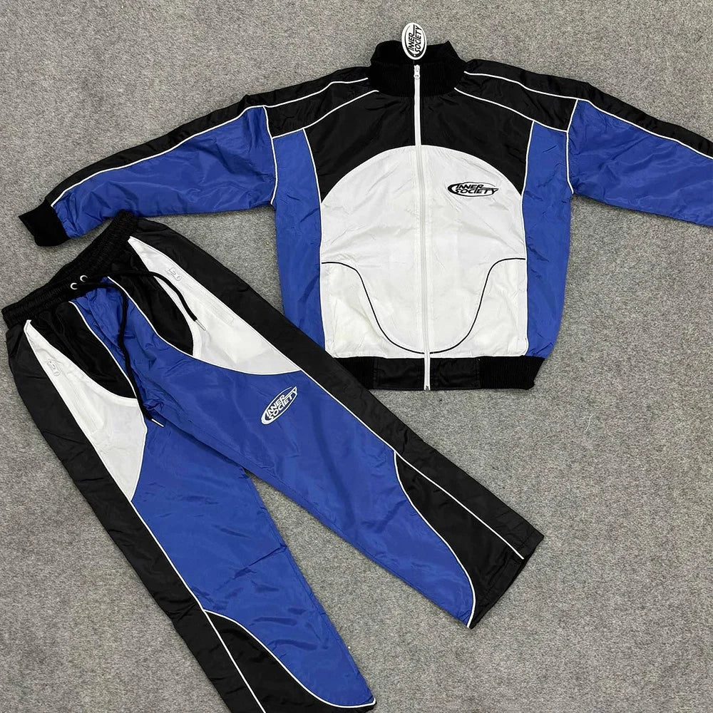 Luxury Joggers Men Tracksuit ManufacturersNylon Custom Jogging Track Suit MenCustom Blank Windbreaker Nylon Tracksuit for Men
