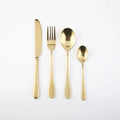 Simple and Exquisite Tableware Selling Customized Products Gold Rose Gold Household Kitchen Cutlery Set