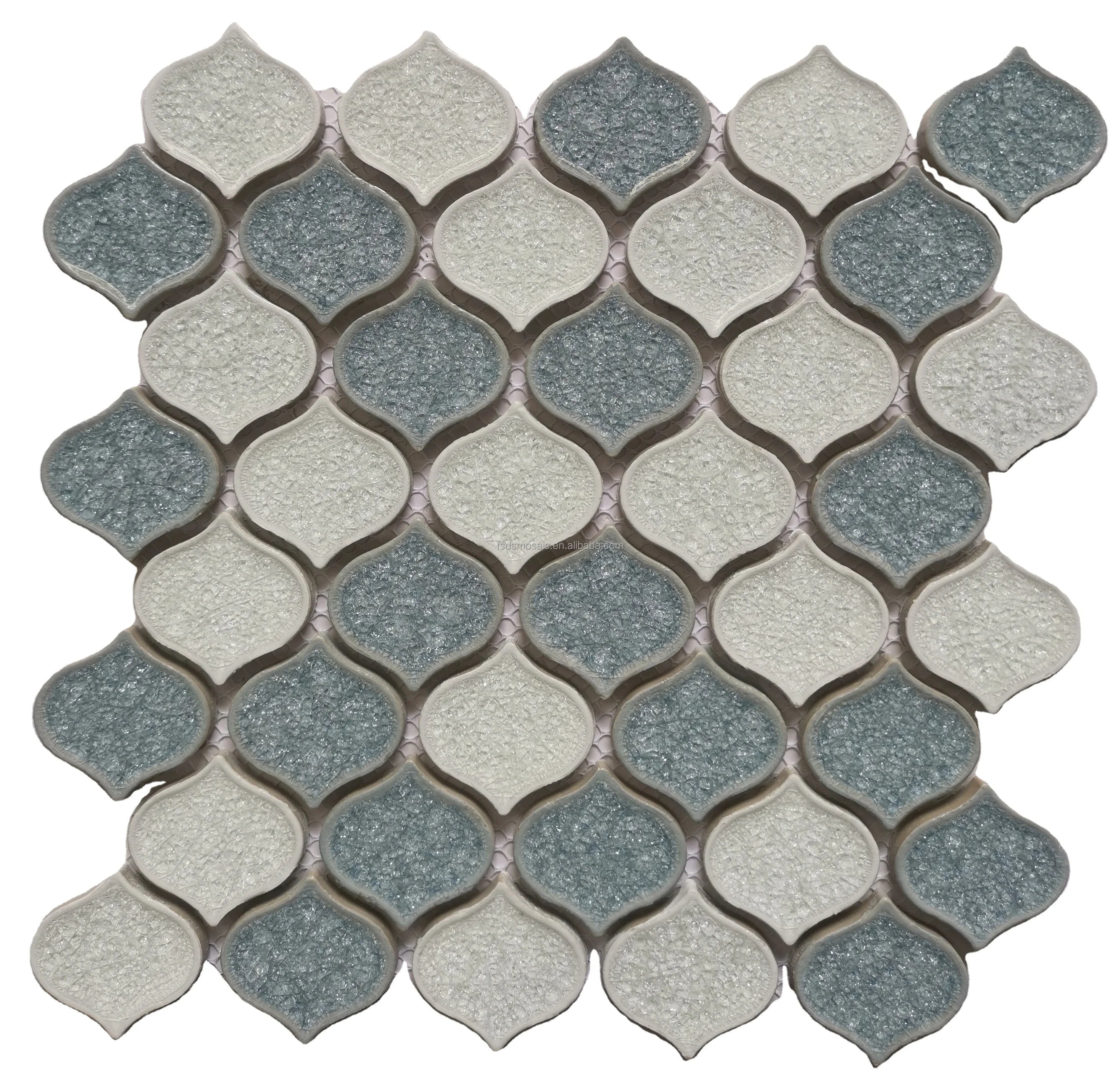 Wholesale Price Irregular Shower Kitchen Backsplash Ice Crack Porcelain Glazed Surface Ceramic Subway Tile for Wall Decoration