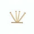 Wholesale Custom High Quality Brass Flat Head Solid Rivets for Garment Fasteners Industry