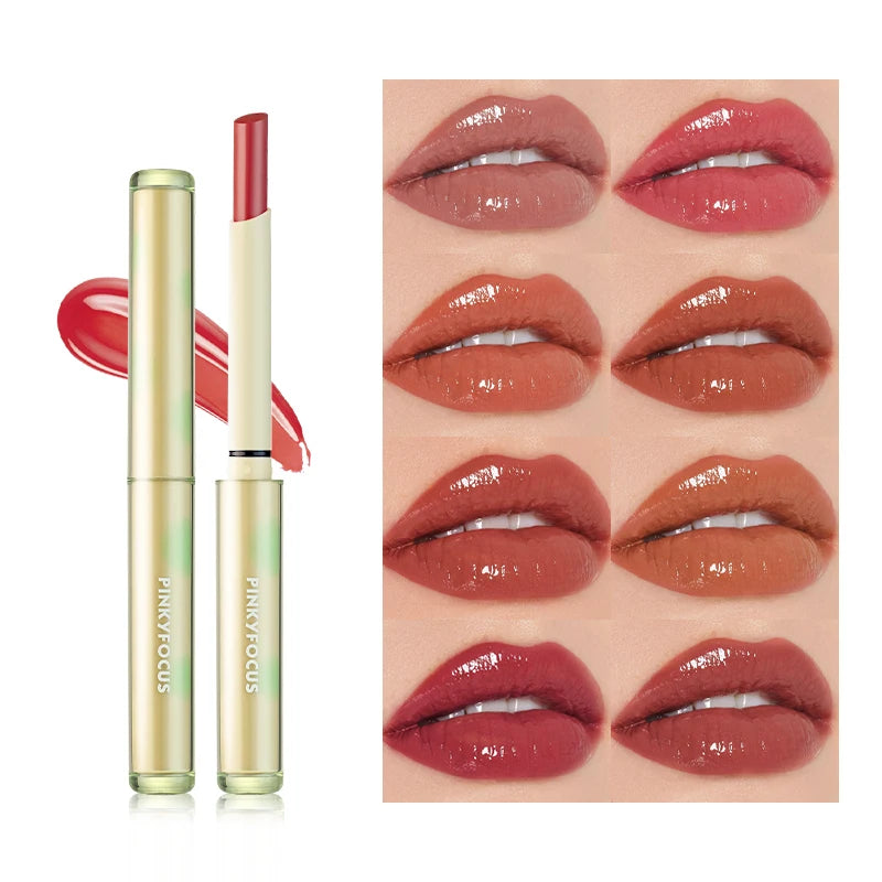 Pudaier New Hot Sales Hydrating Mirror Lipstick Waterproof and Moisturizing Lipstick Non Sticky 8 Colors Lip Cosmetics Wholesale