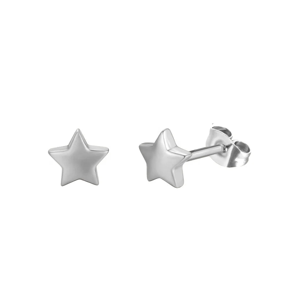 2025 Earrings Making Supplies Custom Shape Stainless Steel Cheap Stud Earrings Jewelry