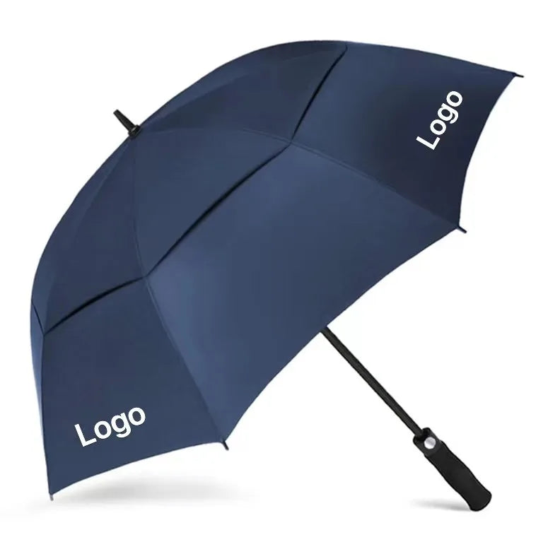 68-Inch Auto-Open Custom Oversize Large Air-Vented Golf Umbrella Windproof Paraguas Sombrillas Big Golf Umbrella