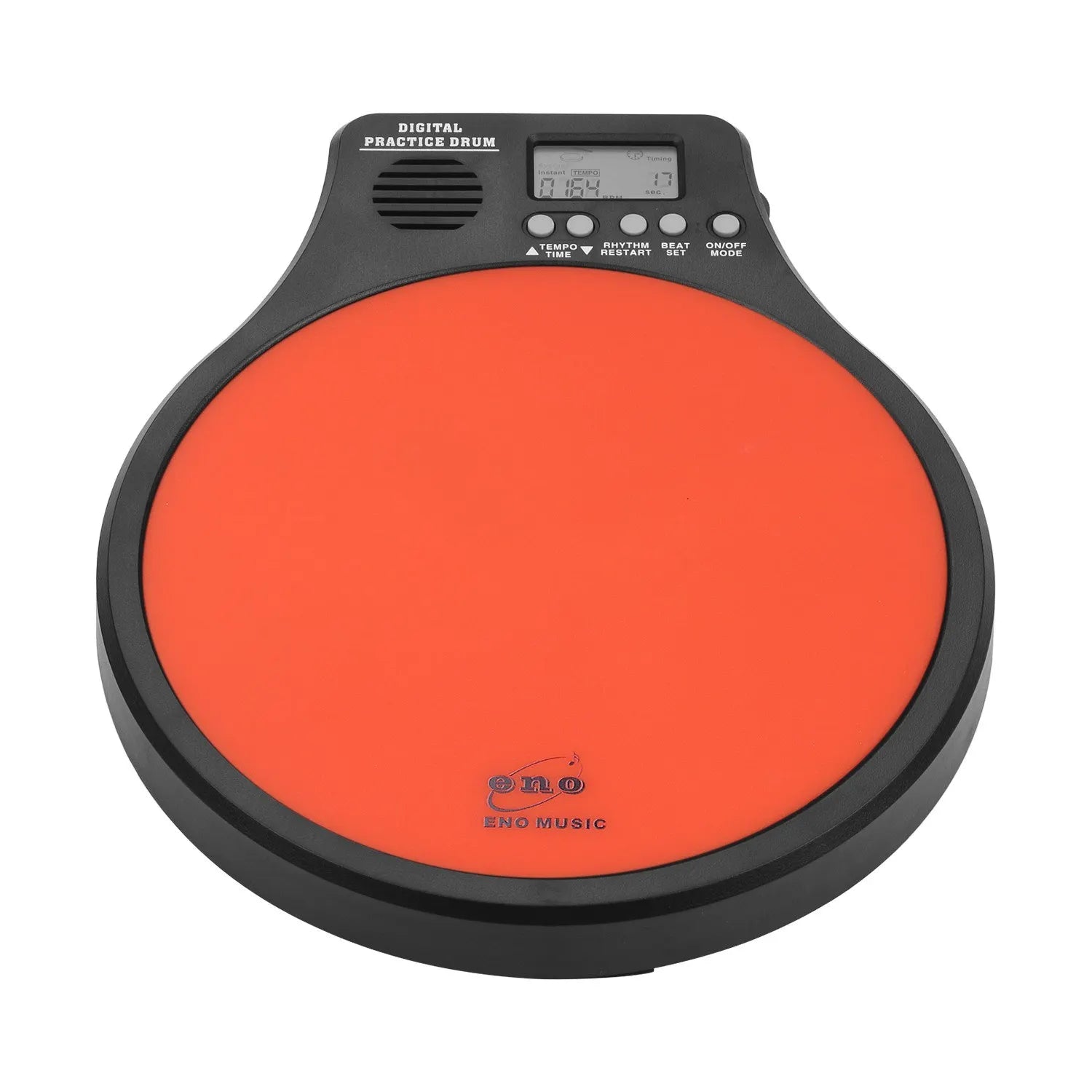 3-in-1 Electronic Drum Pad Digital Practice Training Metronome Drum Machine with Counting Speed Detection Metronome Modes