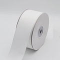 Factory Direct 1-1/2 Inch 100% Polyester Double Face White Plain Grosgrain Ribbon Customizable Fashion Sustainable Gift Packing