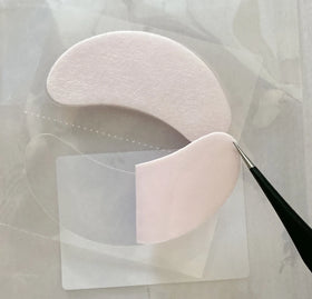 Soft Thicker Sensitive Hydro Gel Eye Patch Under Eye Pad for Eyelash Extension Sticky Wet and 100% No Lint After Tweezers