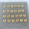 14K Gold Filled Charm 12 Constellation Initial Pendant for Bracelet Necklace Earring Jewelry Making