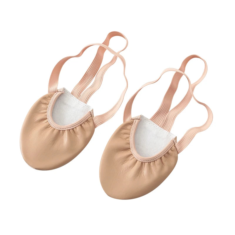 Wholesale Custom Artistic Gymnastics Shoes Soft Half Soles Dance Practice Shoes for Ballet Institute School