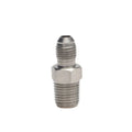 3/8" 1/4" S 37 Degree Male JIC X NPT Male Hydraulic Tube Thread Adapter Stainless Steel Bulkhead Fitting