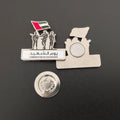 United Arab Emirates Commemoration Day Magnetic Metal Chest Coat Pocket Pin Badges for U.A.E. 55th National Flag Day Celebration