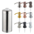 OEM Accept 24/410 28/410 28/400 Metal Lotion Pump Head Cosmetics Packaging Bottle Liquid Soap Dispenser Pumps in China