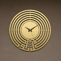 Tawakkul Islamic Wall Clock Metal Wall Decoration Muslim Ramadan Eid Gifts Large Arabic Calligraphy Islamic Home Decor