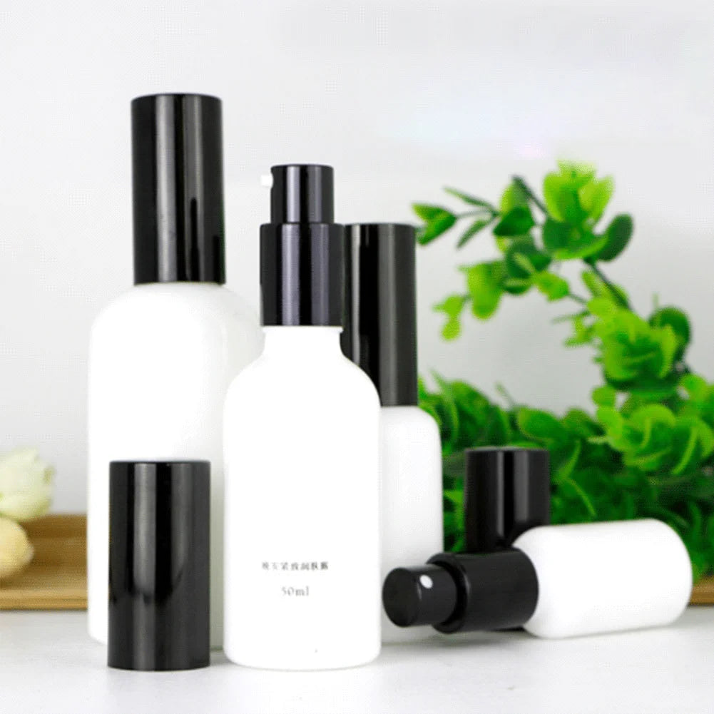 10/15/20/30/50/100Ml Luxury Customizable Empty White Porcelain Perfume Fine Mist Glass Continuous Spray Bottles