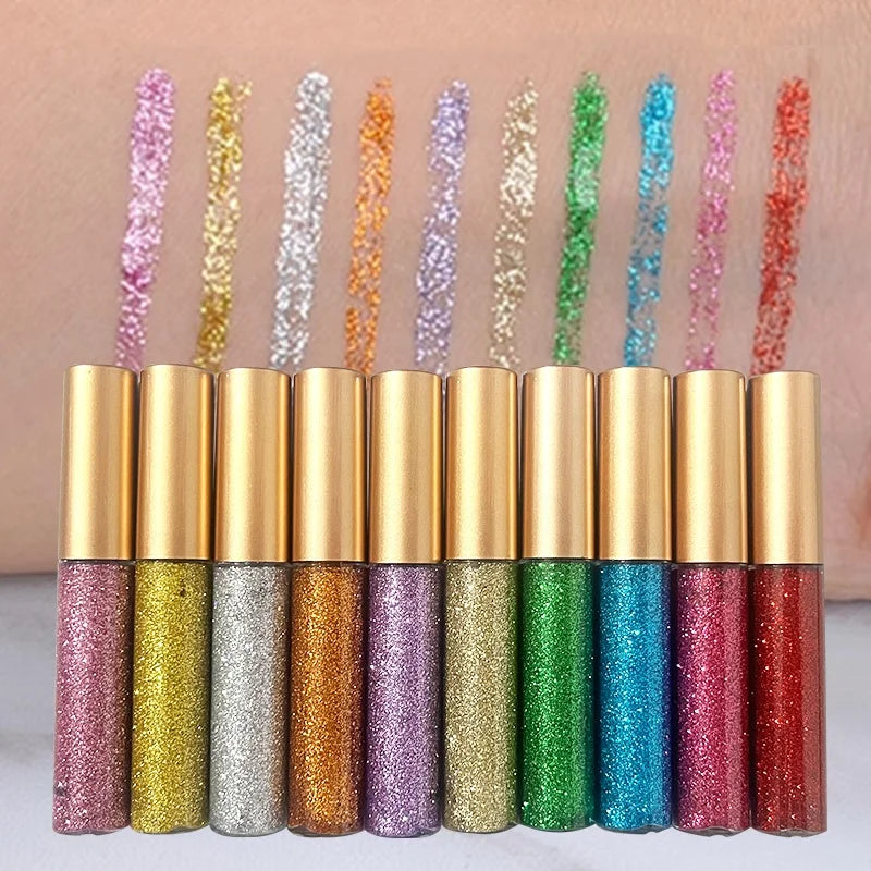 2025 Wholesale Private Label Mineral Colored Waterproof Quick-Dry Long Lasting Liquid Eyeliner with Low MOQ