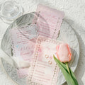 10pcs/pack Material Paper Lace Loves Word Series Lace Lace Openwork Handbook Decoration Material