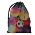 Extra Large Mesh Sports Ball Drawstring Bag for BasketballVolleyballSoccer.Mesh Sports Equipment Bag for GymScuba Gear