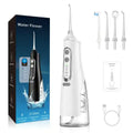 Portable Cordless Oral Irrigator 300ML Rechargeable Travel Irrigation Cleaner IPX7 Waterproof Electric Waterflosser for Teeth