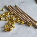 Wholesale Scroll Tube Birthday Invitation Card Wooden Scroll Rods for Invitations