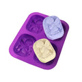 Non Stick 4 Cavity Angel Girl Natural Soap Handmade Silicone Soap Mold for DIY Cake Chocolate Pudding Candle Soap Mold