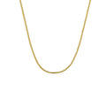 Rainbowking Minimalist S925 Sterling Silver 18k Gold Color Plating Round Snack Chains Necklace Ins Design Jewelry for Women