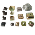 Custom Square Pallet Feet Steel Material Round Metal Pallet Feet Sheet Metal Fabrication Steel Pallet Feet Suppliers