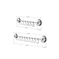 Brushed Nickel Towel Holder Suction Cup Bathroom Towel Bar