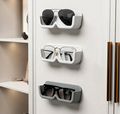 Wall Mounted Plastic HIPS PS Waterproof Pastable Sunglasses Storage Rack Eyewear Organizer Rack Glasses Storage Box case
