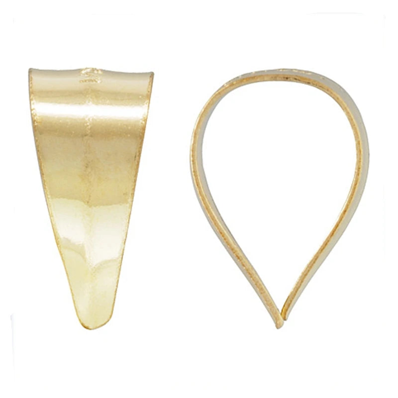 GP Extra Small Bail Closed 2.7*5.9mm Gold Filled Pendant Hook Open Bail Permanent Jewelry Making
