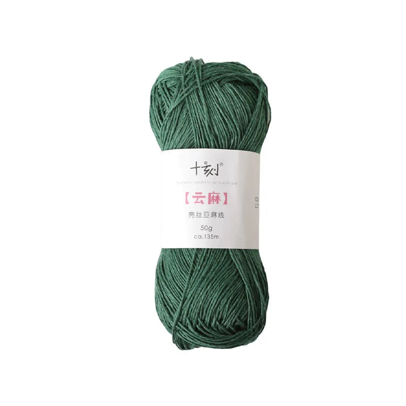 Source Manufacturer Linen Fiber Blended Knitting DIY Material Thread