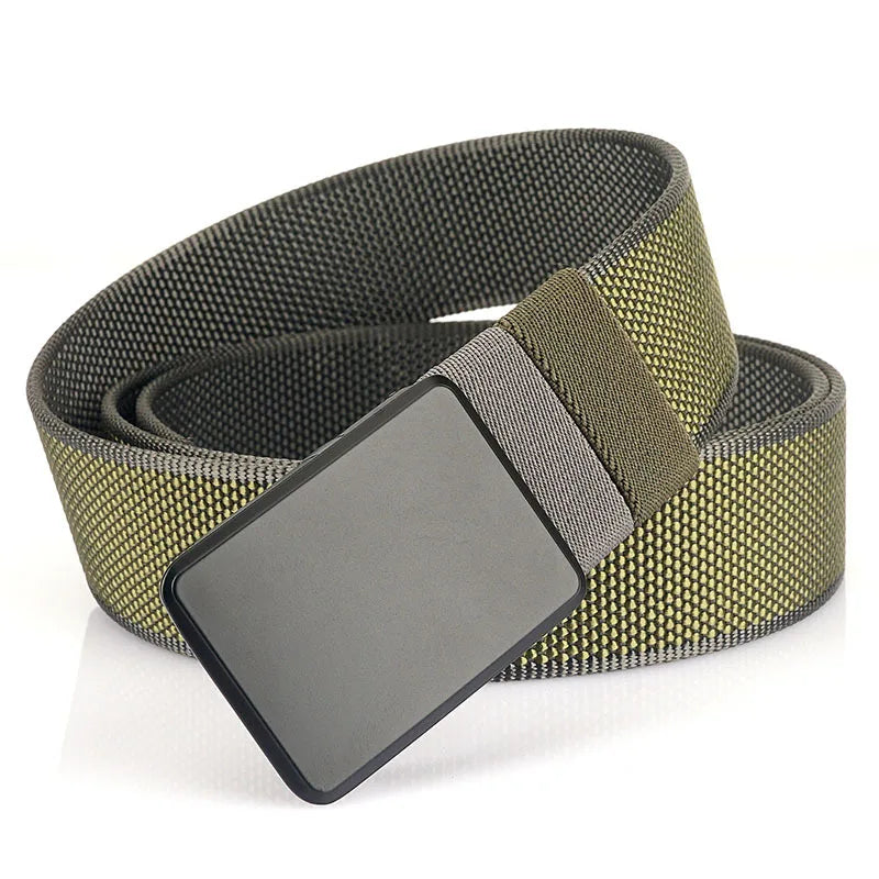 Dual Color Printed Flip-Top Buckle Polyester Cheap Price Fabric Canvas Webbing Belt