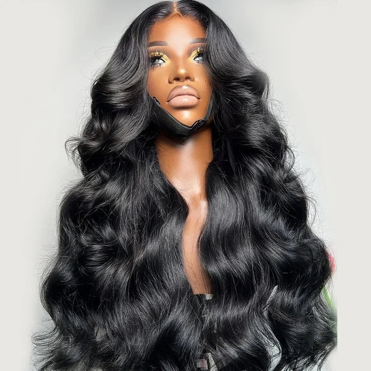 Drop Shipping 13x4 Natural Human Hair Wigs Full Lace Indian Hair Malaysian Cuticle Aligned Hair Body Wave Wig
