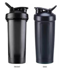 Shaker Bottle with Shaker Balls Leak Proof Drink Shaker Bottle Portable Fitness Bottle for Fitness Enthusiasts Athletes
